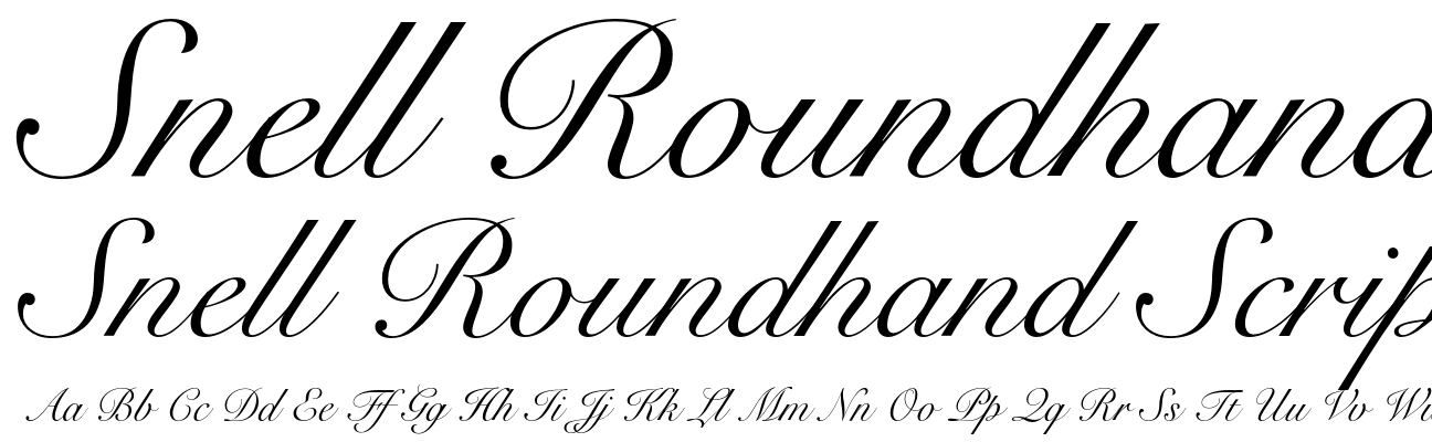 Snell Roundhand Script