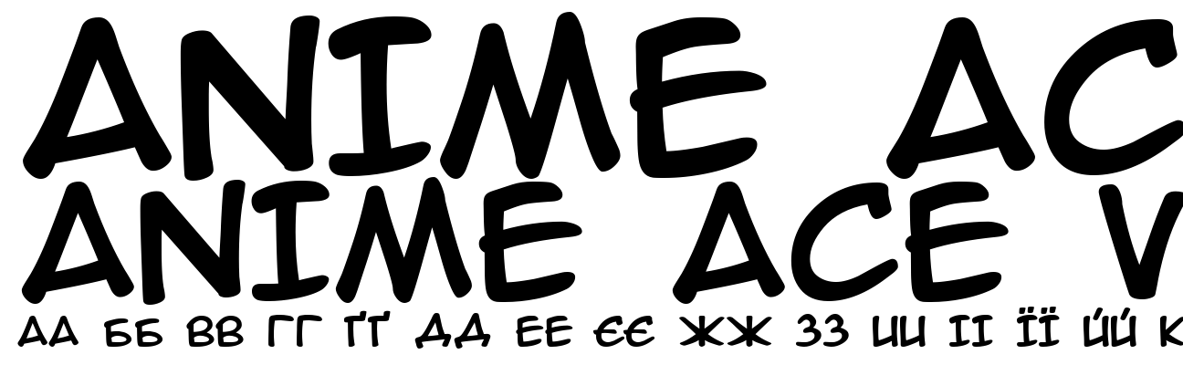 Anime Ace v02 Bold