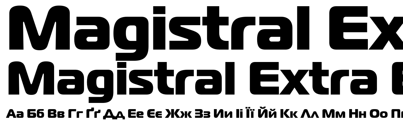 Magistral Extra Bold