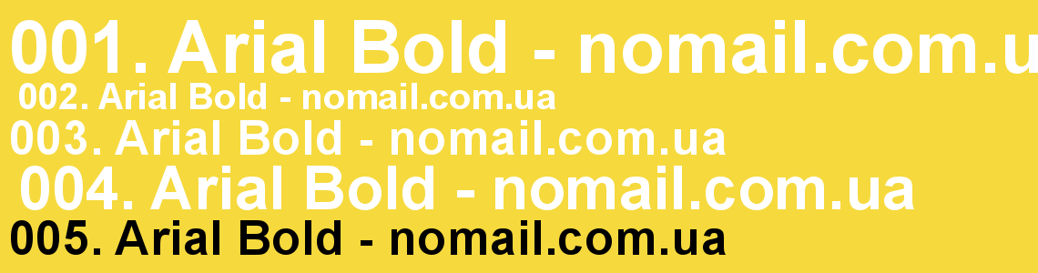 ARIAL BOLD SCARICA